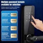 7-in-1 Smart Door Lock Wifi Biometric Fingerprint Touch Password Keyless Keypad