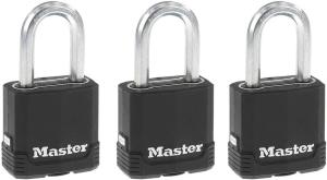 Master Lock Black Magnum Keyed-Alike Padlocks