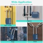 2.6 Inch Combination Lock with 4 Digits