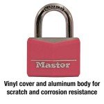 Pink Aluminum Keyed Padlock for Gym Lockers