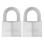 ABUS 75IB/50 Stainless Brass Outdoor Lock with Keys