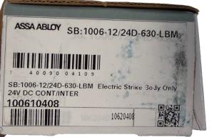 Assa Abloy Electric Strike Body 1006-12/24D