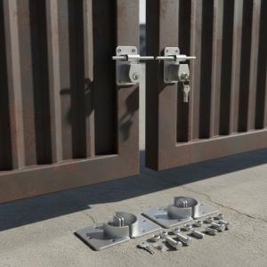 2-Pack Unpickable Anti-Cut Steel Padlocks