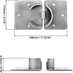 2-Pack Unpickable Anti-Cut Steel Padlocks