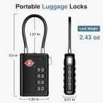 Puroma TSA Luggage Locks with Open Alert, 4 Digit
