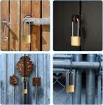 Set of 4 Keyed Padlocks, 3.4 Inch Long