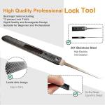 Weatherproof Stainless Steel Padlock with Long Shackle