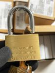 30 Pack Brass Management Padlocks - Keyed Alike