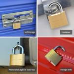 30 Pack Brass Management Padlocks - Keyed Alike