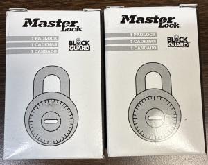 Master Lock 1525 Unpickable Combination Padlocks