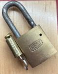 DORMAKABA 41B Brass Body Padlock with Steel Shackle