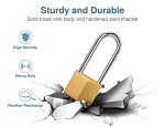 Puroma Waterproof Solid Brass Keyed Padlock 2.6
