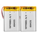 IndigoStar 2PCS 1000mAh Rechargeable Lock Batteries