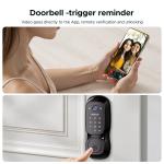 Smart Lock with Camera, Doorbell, and Fingerprint Entry
