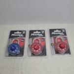 3-Pack Master Lock Combo Padlocks, Anti-Shim