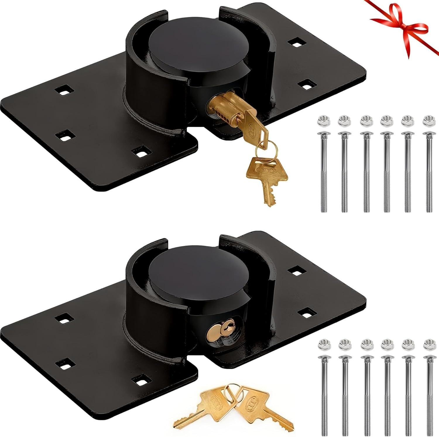 2 Pack Heavy Duty Keyed Alike Van Door Locks