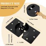 2 Pack Heavy Duty Keyed Alike Van Door Locks