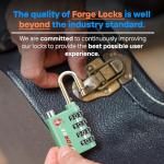 Forge Dual-Opening TSA Approved Travel Lock Set