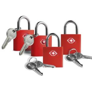 TSA Approved Unpickable Luggage Locks - 4 Pack