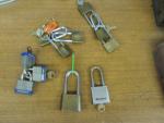 Set of 11 Unpickable Master Locks with Keys