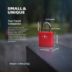 TSA Approved Unpickable Luggage Locks - 4 Pack