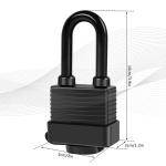 Keyed Alike Outdoor Padlock Set - 6 Pack