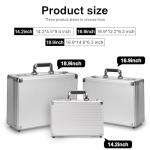 Portable Locking Storage Box with Dual Combination Locks