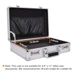 Portable Locking Storage Box with Dual Combination Locks