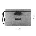 Waterproof Travel Pouch with Unpickable Lock