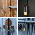 Keyed Padlocks with Keys - 4 Pack