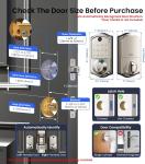 Veise VE017 Fingerprint Smart Lock with App Control