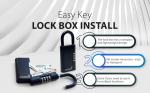 Kingsley Portable Resettable Key Safe Lockbox