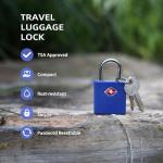 TSA Approved Unpickable Locks for Luggage - 4 Pack