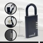 Kingsley Portable Resettable Key Safe Lockbox