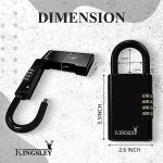 Kingsley Portable Resettable Key Safe Lockbox