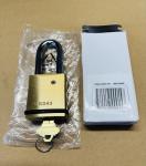 Schlage Brass Padlock with Removable Core 2" Shackle