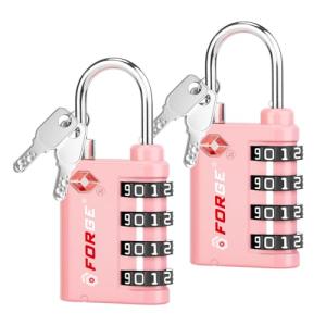 Forge Dual-Opening TSA Approved Lock Set (Pink)
