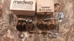 Medeco Double Cylinder Deadbolts with Keys - 2 Pack