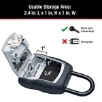 Master Lock Key Safe Box with Combination Lock