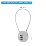 3 Pack Small 3-Digit Combination Locks