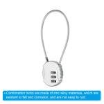 3 Pack Small 3-Digit Combination Locks