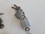 9 Small Padlocks with Keys and Extra Keys