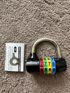 3-Digit Combination Padlock for Gym Lockers