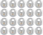 20 Pack Keyed Alike 70mm Disc Padlocks