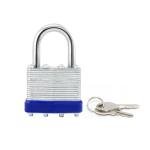 2 Pack Keyed Alike Stainless Steel Hoop Padlocks