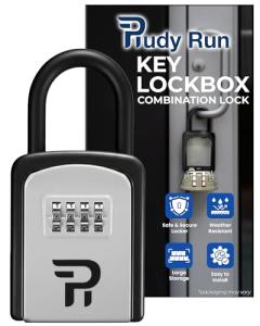 Outdoor Key Lock Box - Realtor Combination Hideaway