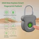 Smart Fingerprint Padlock - Keyless and Fast Unlock