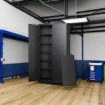 Lockable Metal Garage Storage Cabinets with Adjustable Shelves
