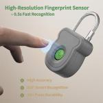 Smart Fingerprint Padlock - Keyless and Fast Unlock