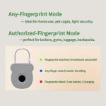 Smart Fingerprint Padlock - Keyless and Fast Unlock